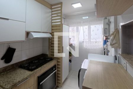 Cozinha de apartamento para alugar com 3 quartos, 94m² em Pompéia, Santos