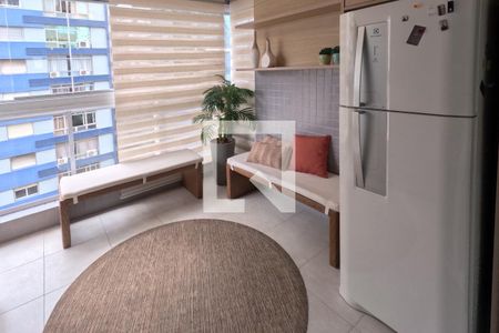 Varanda da Sala de apartamento para alugar com 3 quartos, 94m² em Pompéia, Santos