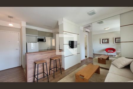 Sala de apartamento para alugar com 1 quarto, 59m² em Cambuí, Campinas