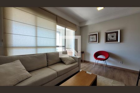 Sala de apartamento para alugar com 1 quarto, 59m² em Cambuí, Campinas