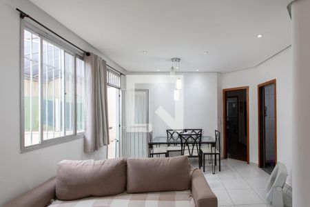 Sala de apartamento à venda com 3 quartos, 120m² em Paquetá, Belo Horizonte