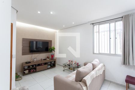 Sala de apartamento à venda com 3 quartos, 120m² em Paquetá, Belo Horizonte