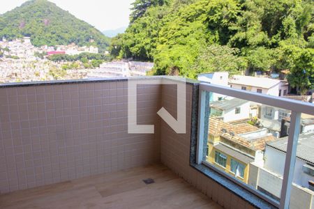 Varanda de apartamento à venda com 2 quartos, 67m² em Botafogo, Rio de Janeiro