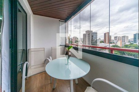 Varanda da Sala de apartamento à venda com 4 quartos, 188m² em Vila Bastos, Santo André