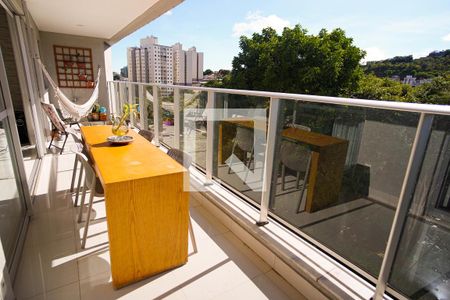 Varanda de apartamento à venda com 4 quartos, 120m² em Paquetá, Belo Horizonte