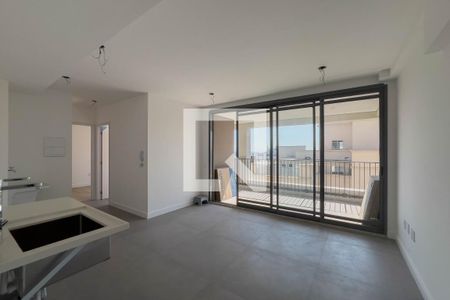 Sala e cozinha de apartamento para alugar com 2 quartos, 63m² em Vila Mariana, São Paulo
