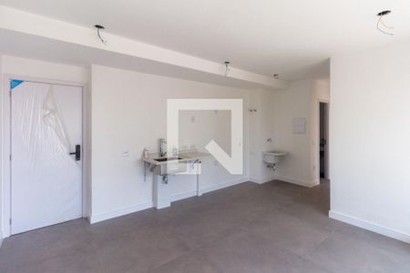 Sala e cozinha de apartamento para alugar com 2 quartos, 63m² em Vila Mariana, São Paulo