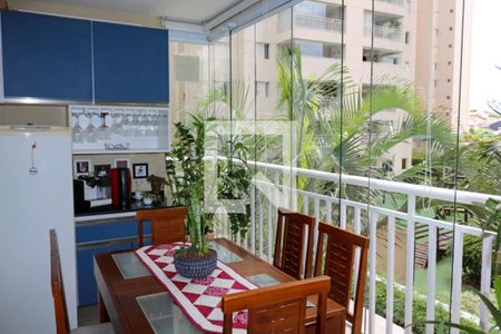 Varanda Gourmet de apartamento à venda com 3 quartos, 79m² em Mauá, São Caetano do Sul