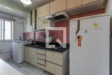 Cozinha e Área de Serviço de apartamento à venda com 1 quarto, 34m² em Humaitá, Porto Alegre