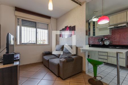 Sala de apartamento à venda com 1 quarto, 34m² em Humaitá, Porto Alegre