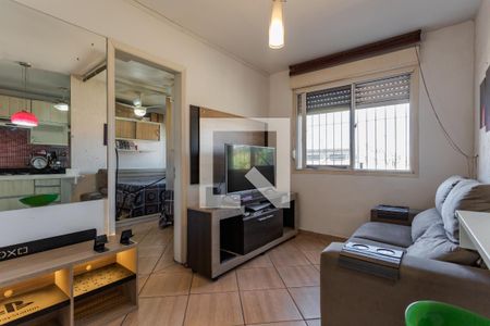 Sala de apartamento à venda com 1 quarto, 34m² em Humaitá, Porto Alegre