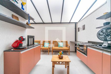 Varanda gourmet de apartamento à venda com 3 quartos, 88m² em Vila Pires, Santo André