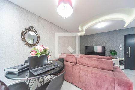 Sala de apartamento à venda com 3 quartos, 88m² em Vila Pires, Santo André