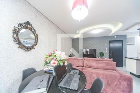 Sala de apartamento à venda com 3 quartos, 88m² em Vila Pires, Santo André