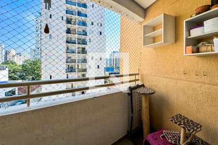 Sacada de apartamento à venda com 1 quarto, 52m² em Indianópolis, São Paulo