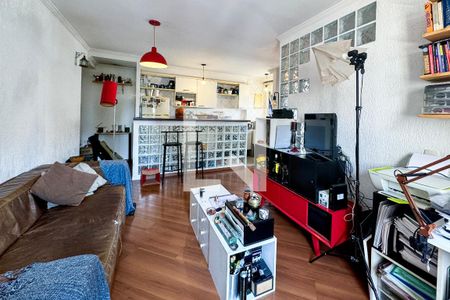 Sala de apartamento à venda com 1 quarto, 52m² em Indianópolis, São Paulo