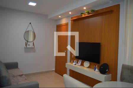 Sala de apartamento para alugar com 2 quartos, 44m² em Chácara Cotia, Contagem