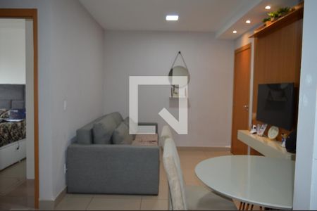 Sala de apartamento para alugar com 2 quartos, 44m² em Chácara Cotia, Contagem