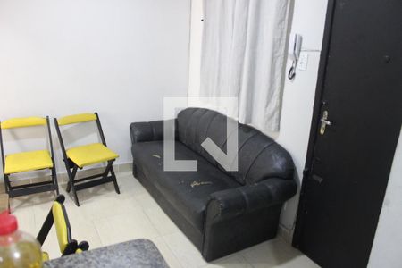 Sala de apartamento para alugar com 1 quarto, 42m² em Centro, São Vicente