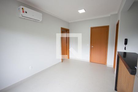 Sala de apartamento para alugar com 1 quarto, 48m² em Jardim Recreio , Ribeirão Preto
