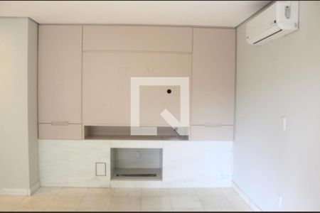 Painel de TV com lareira de apartamento à venda com 2 quartos, 89m² em Vila da Serra, Nova Lima