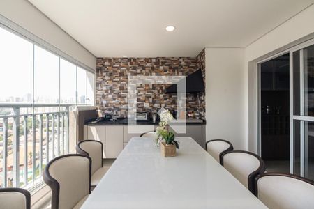 Varanda Gourmet  de apartamento para alugar com 3 quartos, 107m² em Tatuapé, São Paulo