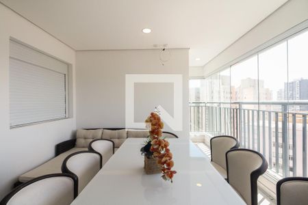 Varanda Gourmet  de apartamento para alugar com 3 quartos, 107m² em Tatuapé, São Paulo