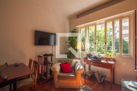 Sala  de apartamento à venda com 1 quarto, 70m² em Santa Cecilia, São Paulo
