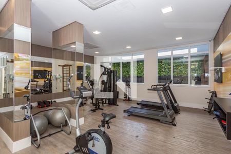 Studio para alugar com 30m², 1 quarto e 1 vaga Studio para alugar com 30m², 1 quarto e 1 vagaAcademia