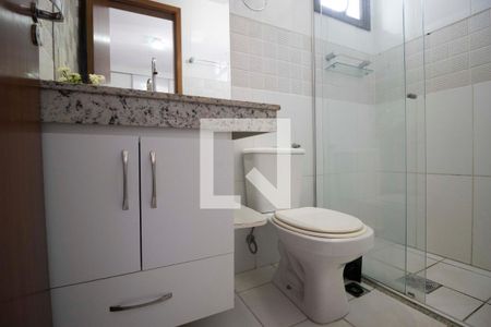 Apartamento para alugar com 59m², 2 quartos e 1 vaga Apartamento para alugar com 59m², 2 quartos e 1 vagaBanheiro da suíte