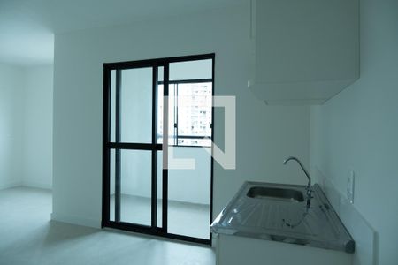 Cozinha de apartamento à venda com 1 quarto, 29m² em Bonfim, Osasco