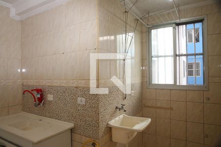 Cozinha de apartamento para alugar com 2 quartos, 60m² em Vila Antartica, Praia Grande