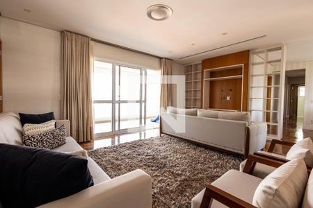 Sala de apartamento para alugar com 3 quartos, 185m² em Vila Sfeir, Indaiatuba