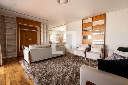 Sala de apartamento para alugar com 3 quartos, 185m² em Vila Sfeir, Indaiatuba