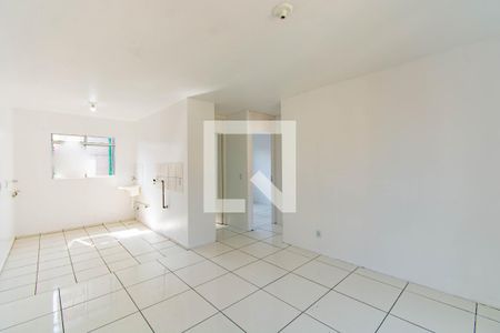 Sala/cozinha/Área de serviço   de apartamento à venda com 2 quartos, 42m² em Igara, Canoas