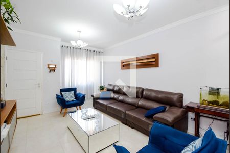Sala de Estar de casa de condomínio à venda com 3 quartos, 140m² em Vila Augusta, Guarulhos