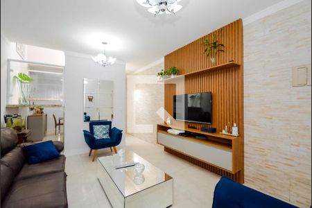 Sala de Estar de casa de condomínio à venda com 3 quartos, 140m² em Vila Augusta, Guarulhos