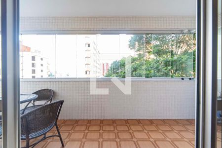 Varanda da Sala de apartamento à venda com 4 quartos, 160m² em Vila Bastos, Santo André