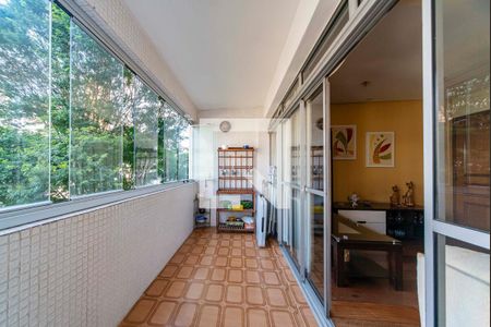 Varanda da Sala de apartamento à venda com 4 quartos, 160m² em Vila Bastos, Santo André