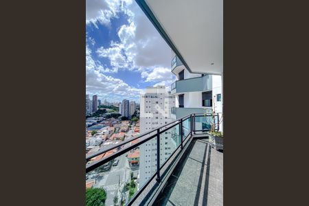 Varanda da Sala de apartamento à venda com 4 quartos, 273m² em Vila Regente Feijó, São Paulo