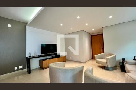 sala de apartamento para alugar com 3 quartos, 114m² em Santo Agostinho, Belo Horizonte