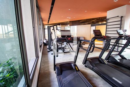 Studio para alugar com 40m², 1 quarto e sem vaga Studio para alugar com 40m², 1 quarto e sem vagaÁrea comum - Academia