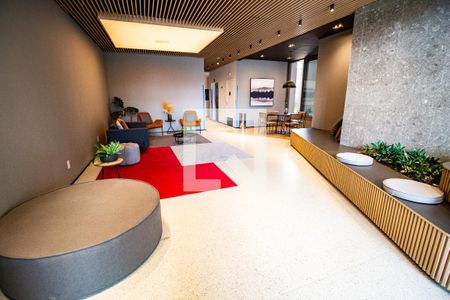 Studio para alugar com 40m², 1 quarto e sem vaga Studio para alugar com 40m², 1 quarto e sem vagaHall de entrada