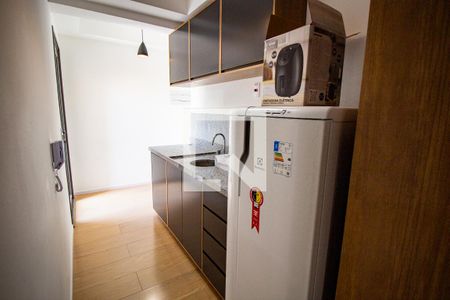 Cozinha de kitnet/studio para alugar com 1 quarto, 40m² em Barra Funda, São Paulo