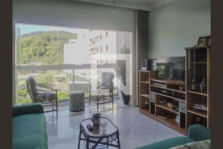 Sala de apartamento para alugar com 2 quartos, 97m² em Jardim Las Palmas, Guarujá