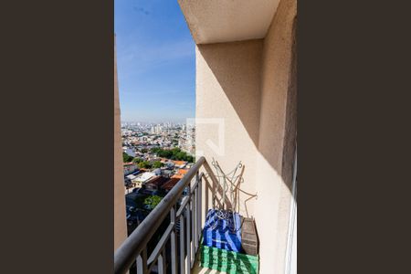 Varanda da Sala de apartamento à venda com 2 quartos, 50m² em Parque João Ramalho, Santo André
