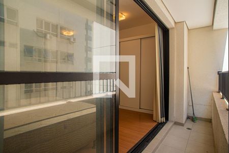 Varanda da Sala/Quarto de kitnet/studio à venda com 1 quarto, 30m² em Bela Vista, São Paulo