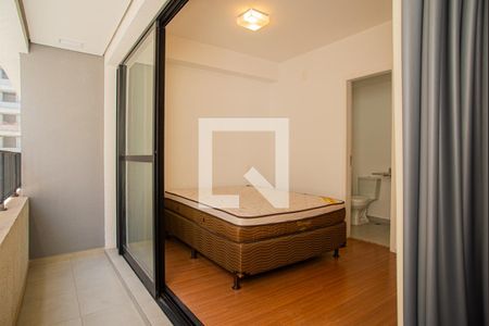 Varanda da Sala/Quarto de kitnet/studio à venda com 1 quarto, 30m² em Bela Vista, São Paulo