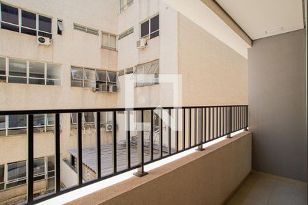 Varanda da Sala/Quarto de kitnet/studio à venda com 1 quarto, 30m² em Bela Vista, São Paulo