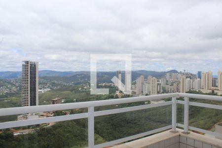 Vista da Varanda da Sala de apartamento à venda com 2 quartos, 98m² em Vila da Serra, Nova Lima